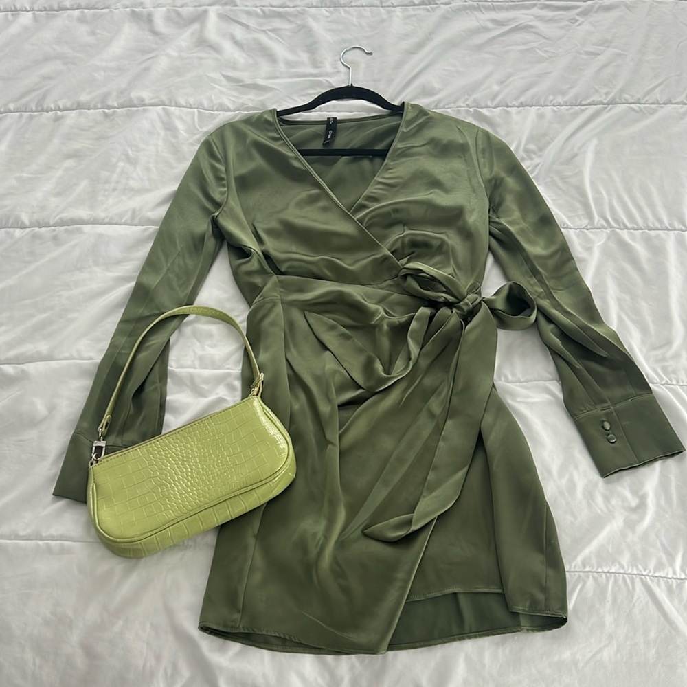 Green Slip Dress